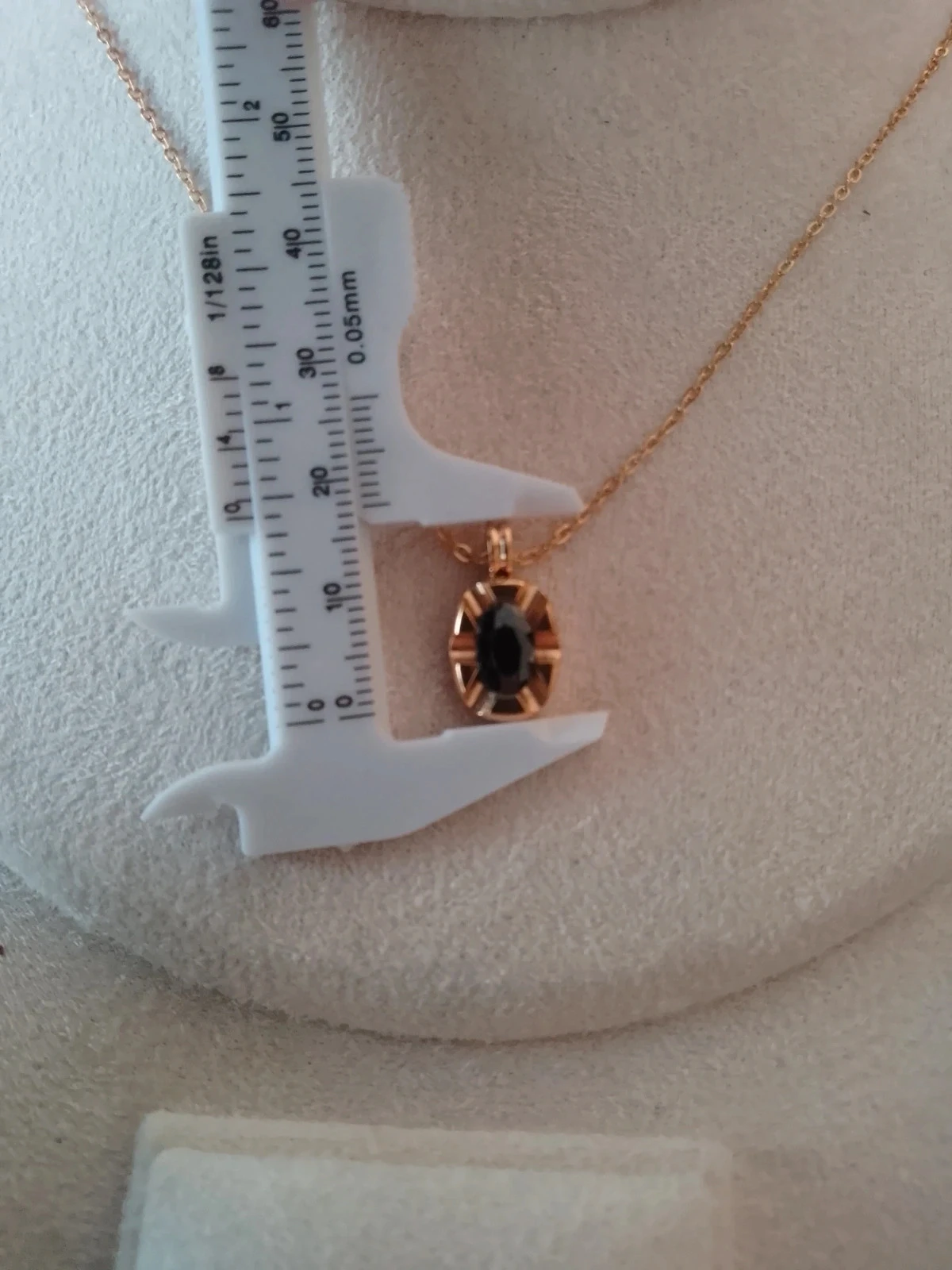 Collier hématite pierre naturelle sertie – photo 2